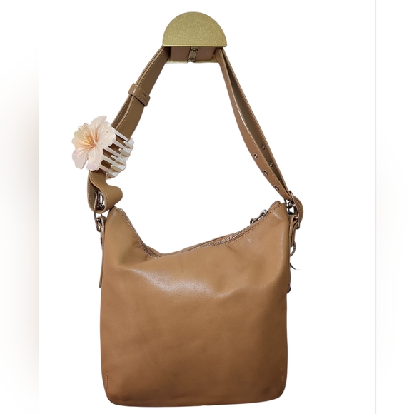 Vintage Coach Legacy slim shoulder crossbody/Hobo bag tan leather - Picture 2 of 16